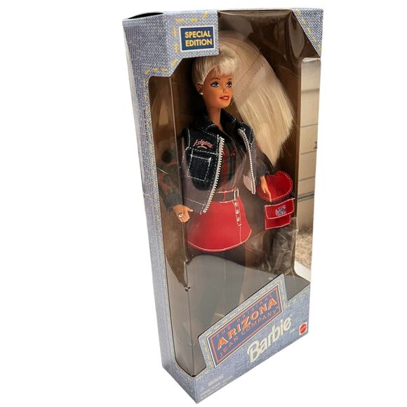 Barbie The Original Arizona Jean Company 1997‎ Mattel #18020 NRFB Denim Backpack - Picture 7 of 8